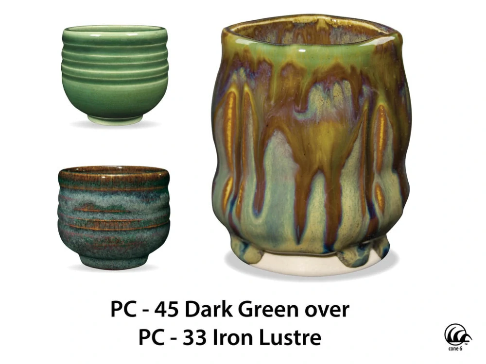 Glazura PC 45 Amaco Dark Green 1200 - 1250°C