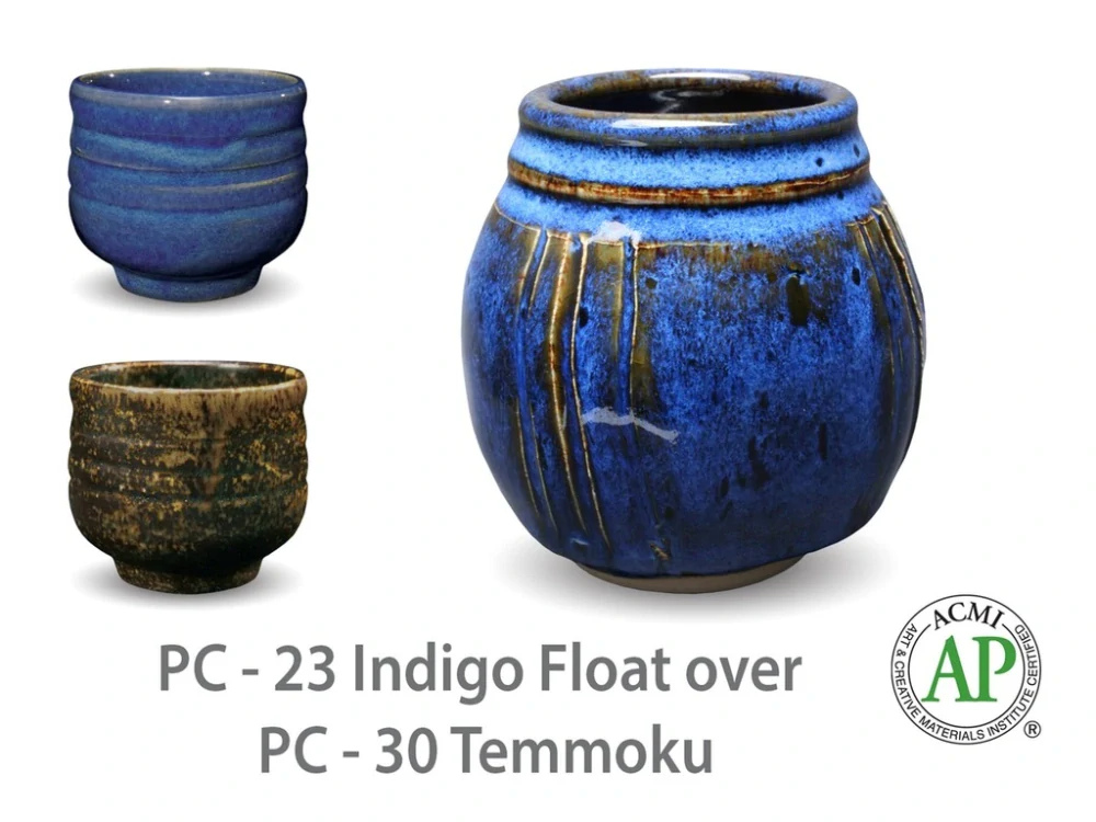 Glazura PC 23 Amaco Indigo float 1200 - 1250°C