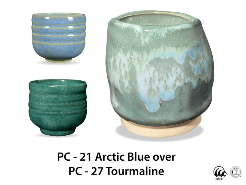 Glazura PC 27 Amaco Tourmaline 1200 - 1250°C