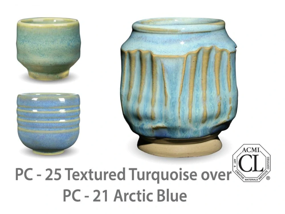 Glazura PC 25 Amaco Textured Turquise 1200 - 1250°C