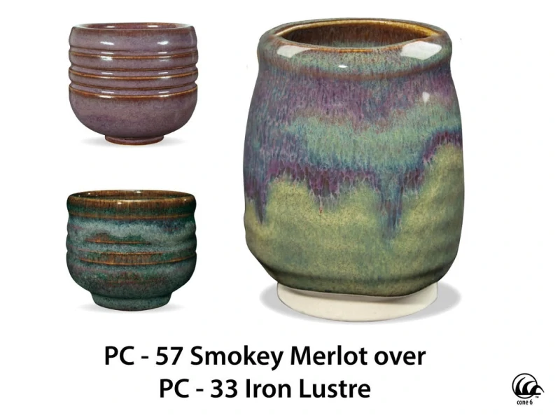 Glazura PC 57 Amaco Smokey Merlot 1200 - 1250°C