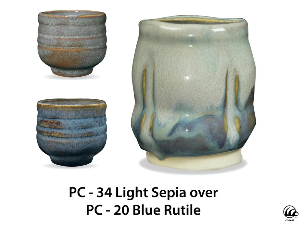 Glazura PC 20 Amaco Blue Rutile 1200 - 1250°C