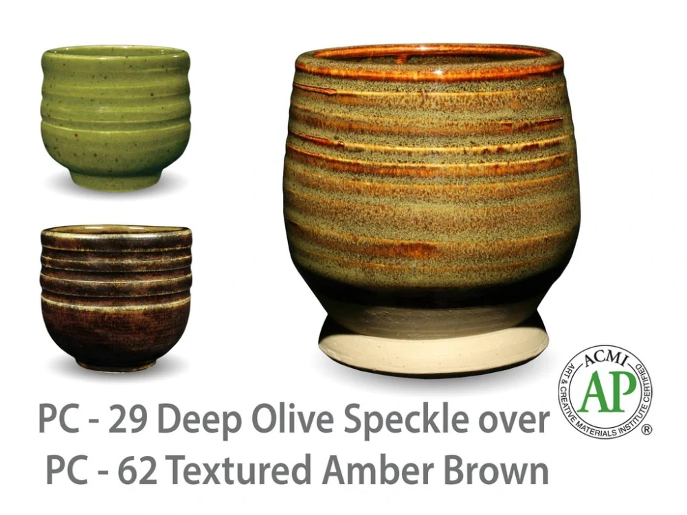 Glazura PC 29 Amaco Deep Olive Speckle 1200 - 1250°C