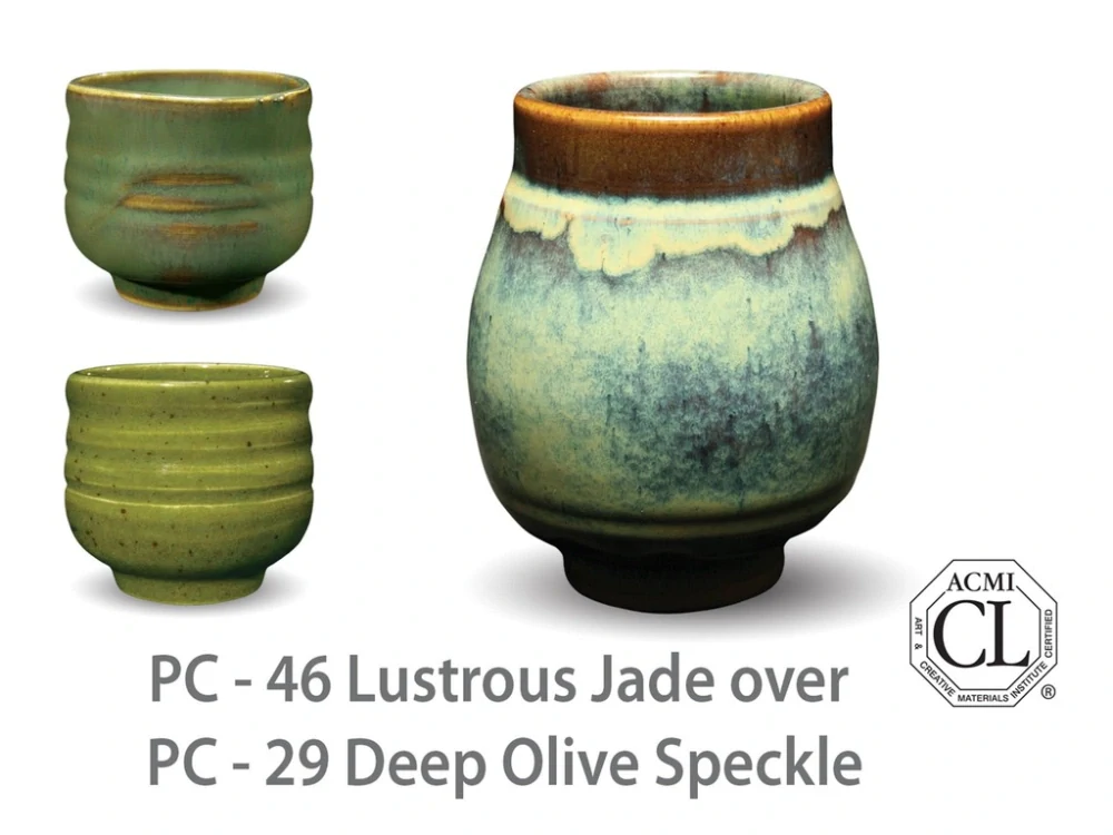 Glazura PC-29 Amaco Deep Olive Speckle 1200 - 1250°C