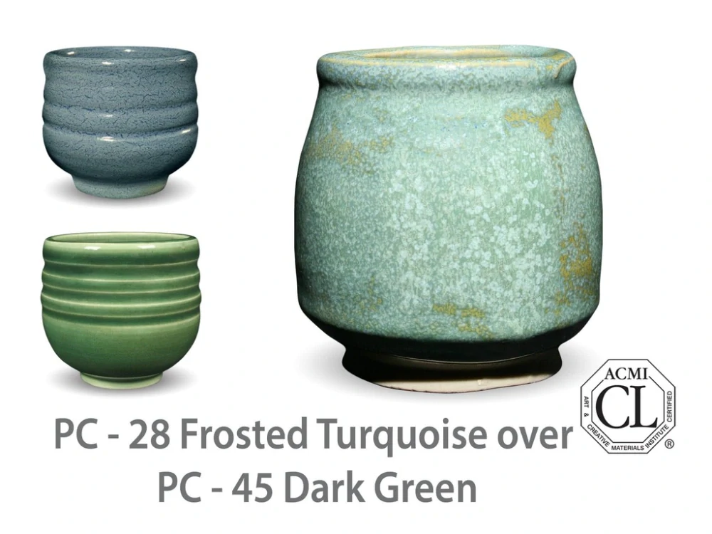 Glazura PC 45 Amaco Dark Green 1200 - 1250°C