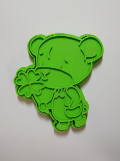 Méďa se čtyřlístkem - Razítko a vykrajovátko